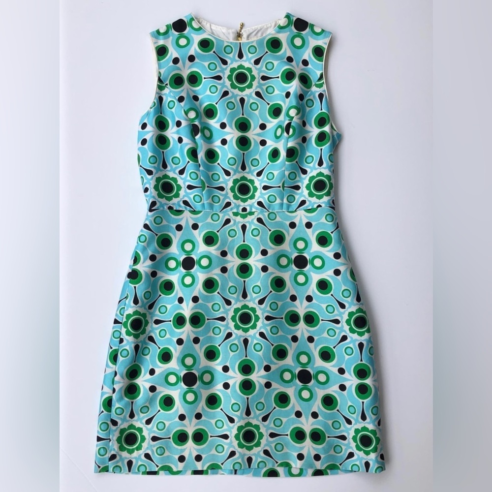 Kate Spade Dress Solar Miriam Sheath Silk/Cotton Blend Dress - Size 4